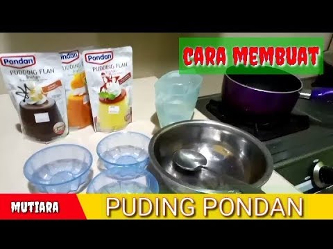 Resep Membuat Puding Pondan Rasa Coklat 100 Jadi Youtube