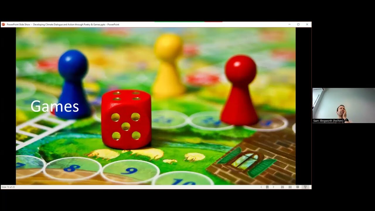 Sam Illingworth on Developing Climate Dialogue and Action through Poetry & Games