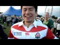 Japan beat South Africa @ Richmond Fan Zone | Rugby World Cup 2015