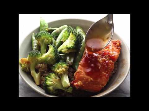 Sweet Chili Salmon and Broccoli Quinoa Bowls