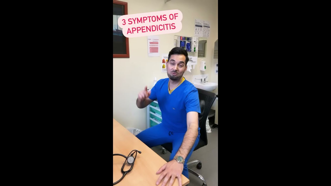 Appendicitis Symptoms You Should Know Shorts