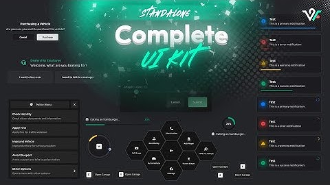 #1 FiveM Complete UI Kit