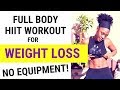 Full body hiit workout for weight loss no equipment quick and fun