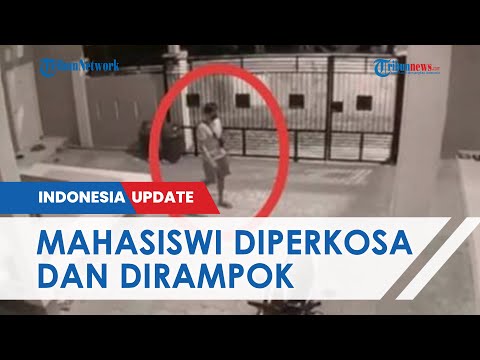 Rekaman CCTV Detik-detik Mahasiswi di Makassar Diperkosa dan Dirampok di Kos, Pelaku Lewat Jendela