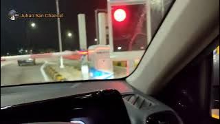 Mencoba tol baru cileunyi-pamulihan diwaktu malam, jalannya menanjak terus #toltransjawa #cisumdawu