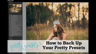 How to Back Up Lightroom Presets to the Cloud