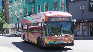 San Joaquin RTD - Gillig EV 40 Route 715 Route 720 Proterra BE40 Route 44
