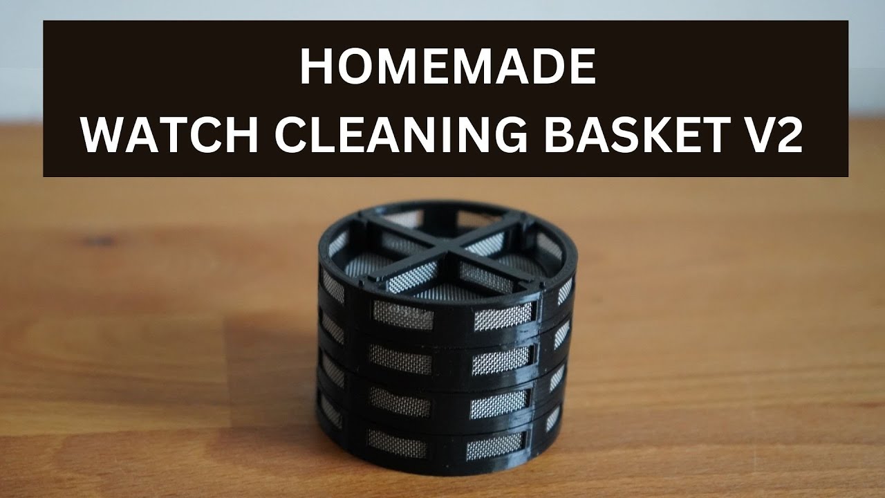 3D Printed Watch Cleaning Baskets [Prototype 2] YouTube