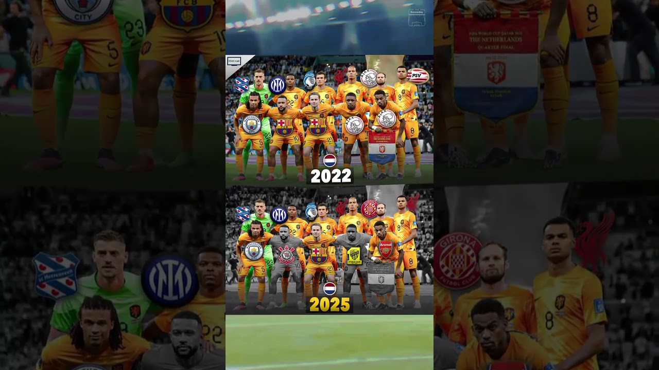 Netherlands' World cup 2022 squad and where they're now 🇳🇱⏳ 