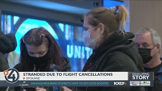 ‘I was on hold for five hours’: Flight delays and cancellations leaves woman stranded in Spokane