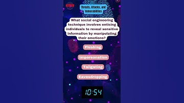 Test Your Cybersecurity Knowledge! - CompTIA Security+ SY0-601 Quiz (Part 6/10)