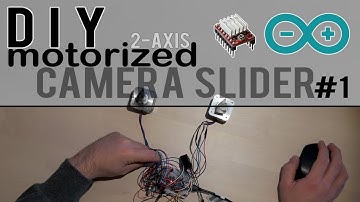 DIY Camera SLIDER  (Part 1) - Figuring out the ELECTRONICS | 2-axis MOTORIZED
