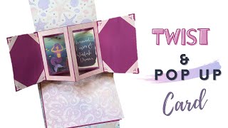 Twist & Pop Up Window Card and Sliding Card | Scrapbooking Tutorial