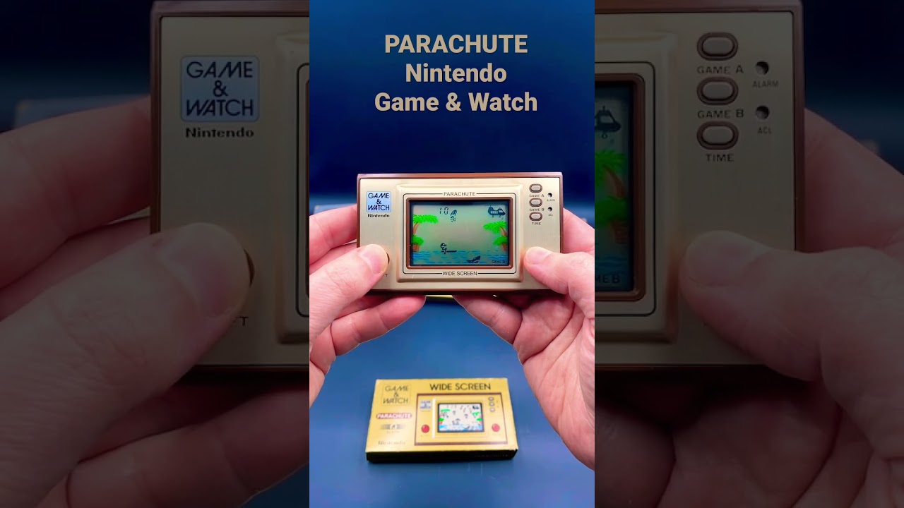 Nintendo Game & Watch - Parachute - Widescreen (PR-21) Gameplay 