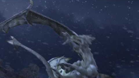 Dungeon Siege II - Act II the Dragon shot down at Snowbrook Haven