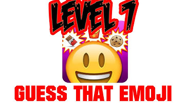 Guess That Emoji Level 7 - All Answers - Walkthrough ( By IcySpark )