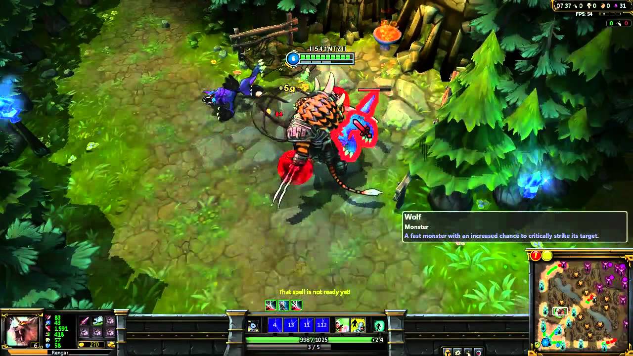 LoL Custom Skin Spotlight - Tiger Rengar - YouTube