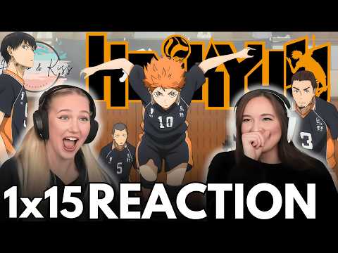 OUR FIRST MATCH | HAIKYUU | Reaction 1x15