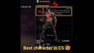 Maybest Character Combination ||br rank & cs rank bestcharacter skill combinations #freefire#shorts