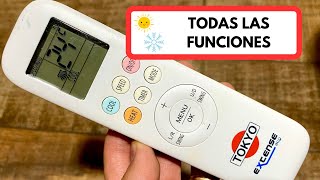 Cómo usar Control Remoto de Aire Acondicionado by Refrigeración Alonso 55,016 views 8 months ago 2 minutes, 56 seconds
