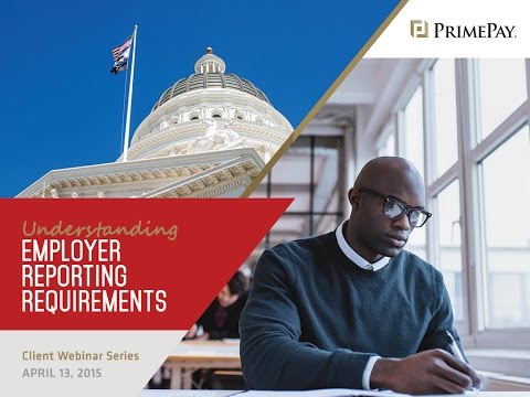 Regulations Published: Employer Reporting Requirements | PrimePay Webinar