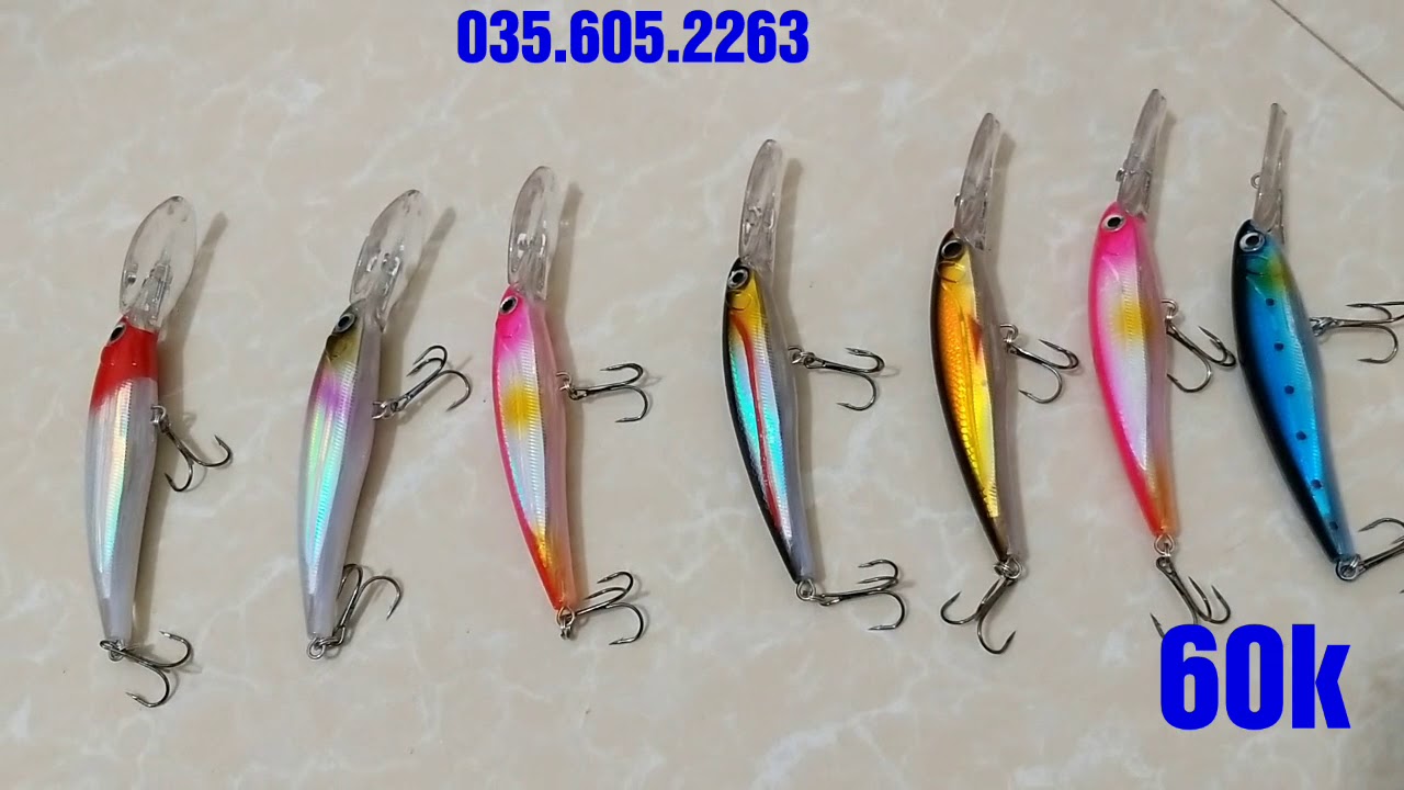 Mồi cá giả câu lure biển minnow size lớn! chỉ 60k