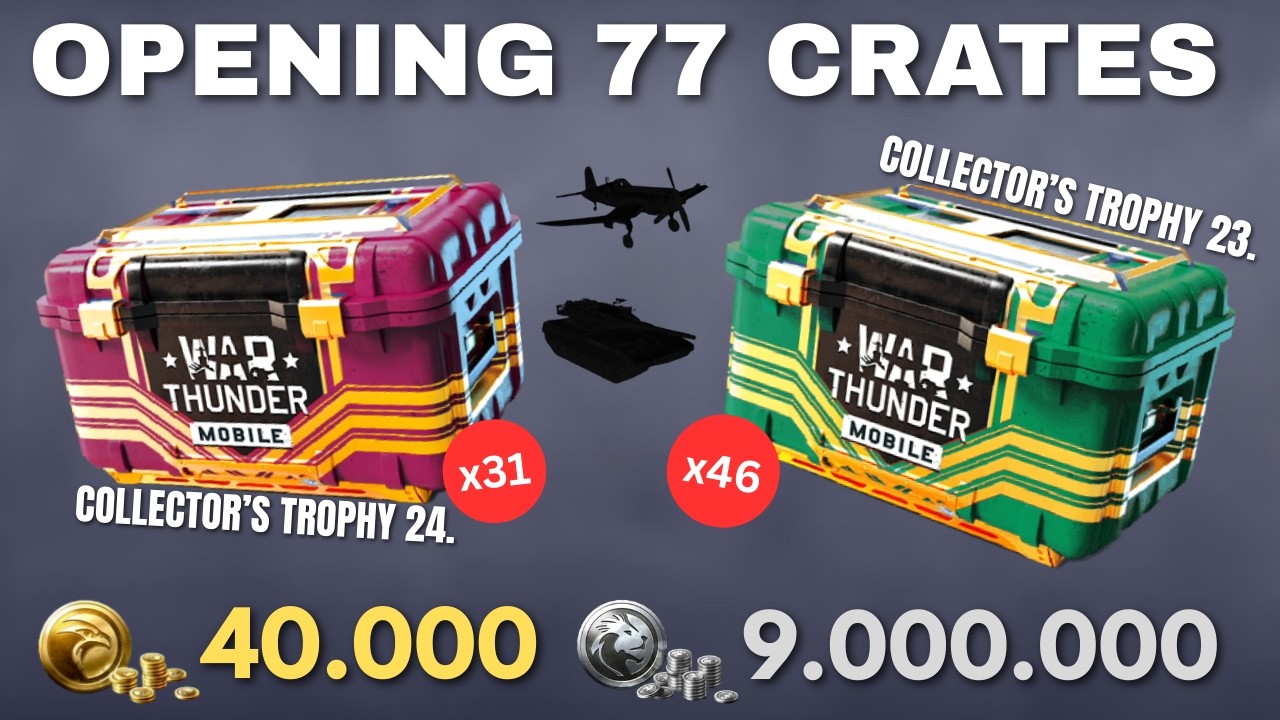 War Thunder Mobile | My Greatest Case Opening 