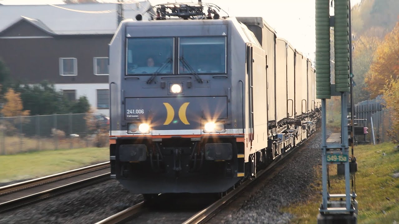 Trains in Sösdala, Sweden