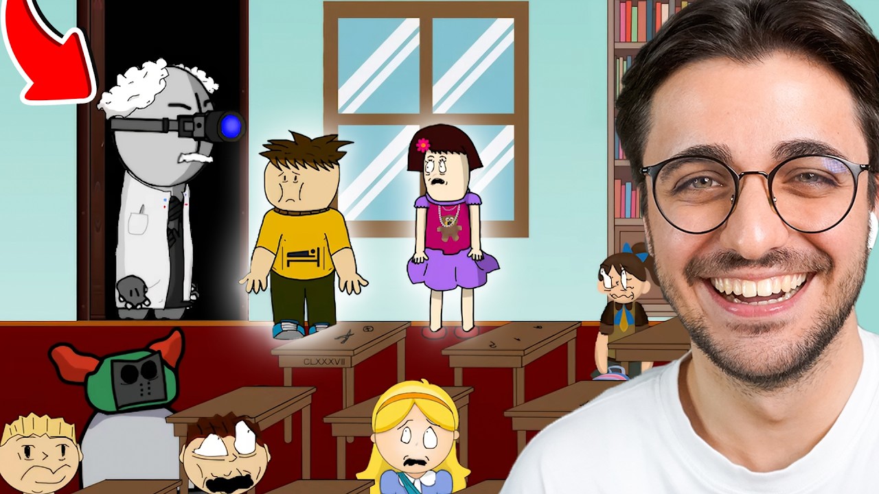 SINIFA ZENGİN ÖĞRENCİLER GELDİ (DS Enimasyon Tepki)