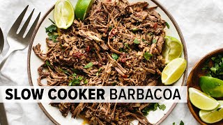 EASY BARBACOA RECIPE | perfect for tacos, burritos, bowls, and salads!