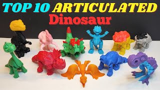 Top 10 Articulated Dinosaur| 3D Printing  3dprinting  toys trending