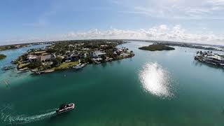 Low Altitude 360 Drone Video of Venice, Florida Jetty