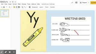 Fundations Yy - Google Slides