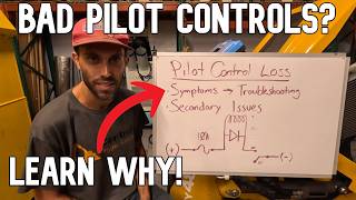 Mini excavator pilot controls not working well? This may be why!