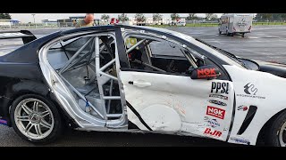 Horrible Holden V8 Supercar Crash - Silverstone - August 2021 - Super Saloons - Unseen footage.