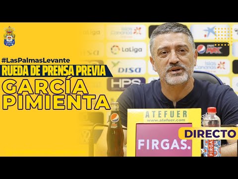 Rueda de prensa de García Pimienta previa a Las Palmas vs Levante UD | UD Las Palmas
