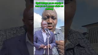 Rigathi Gachagua you are campaign it seems you are in arevenge mission not presidency