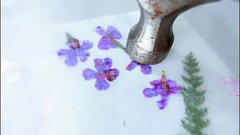 How to Make Beautiful Hammered Flower Art