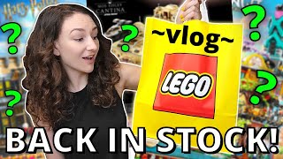LEGO Store FULLY STOCKED (finally!!) | LEGO Shopping VLOG