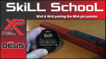 XP Deus koppelt de MI-6 pinpointer aan de Ws4 en Ws5 hoofdtelefoons