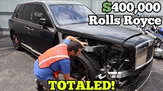 I Found a $400,000 Rolls Royce Cullinan at Salvage Auction! It should be SAVED!