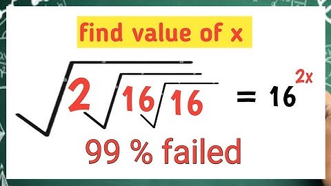 Nice square root math simplification olympiad problem || find value of x