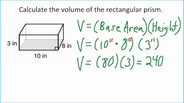 Volume of Prisms and Cylinders