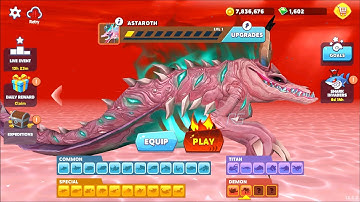NEW ASTAROTH UNLOCKED and ASTAROTH GAMEPLAY | Hungry Shark Evolution