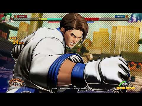 Fatal Fury City of the Wolves • Dev Match 47 Kim Kaphwan vs Shiranui Mai • JP • PS5 XSX PS4 PC