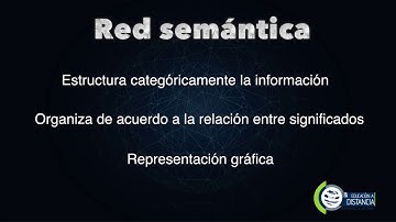 Red semántica   EAD Cuauhtémoc