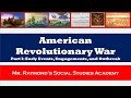 American Revolutionary War Quiz