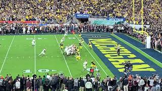 2024 Rose Bowl Final Play Michigan Vs Alabama (view from Section 6)