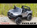 Toyota hilux la nouvelle voiture electrique 24v de kiddi quad super heros et compagnie