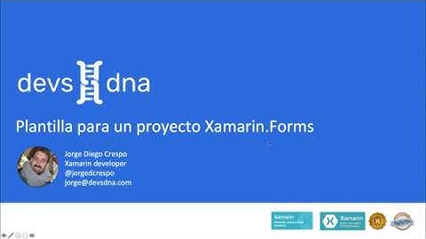 Como crear tus propias plantillas de Xamarin Forms para VS2019